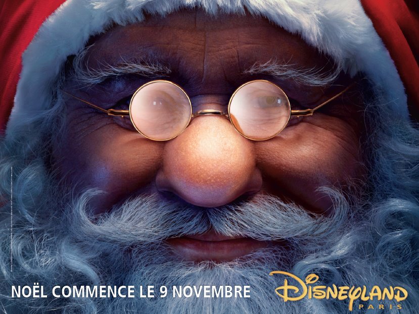 llllitl-disneyland-paris-publicité-print-noël-christmas-santa-claus-père-noël-saison-hiver-noël-9-novembre-agence-betc