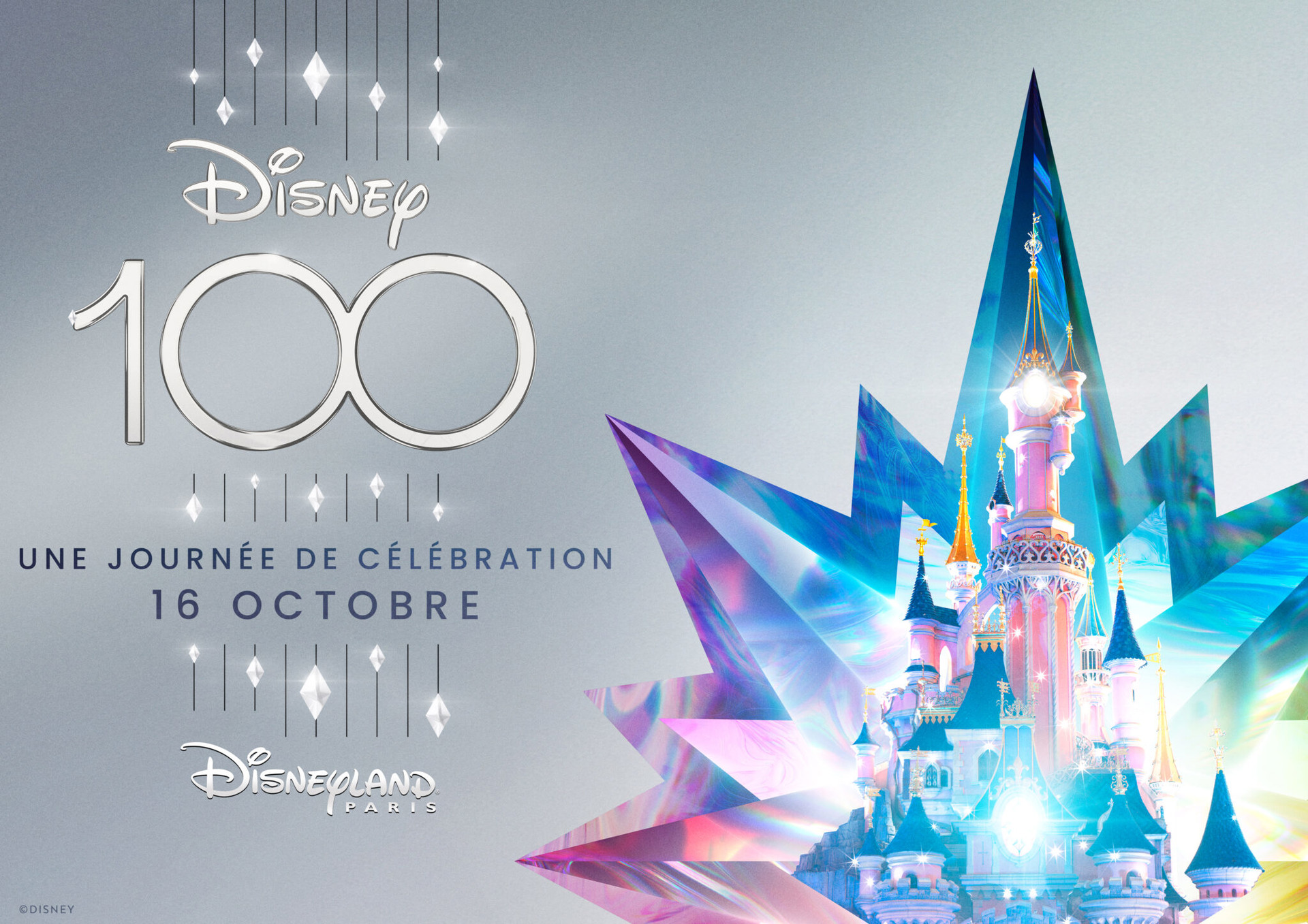 Les 100 ans de Disney célébrés à Disneyland Paris !